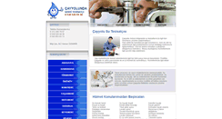 Desktop Screenshot of cayyolundatesisatci.com